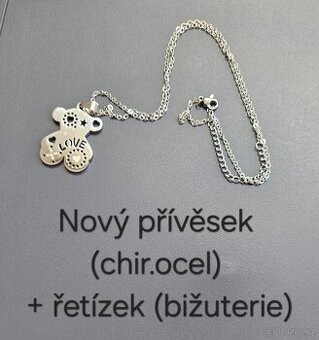 NOVÝ přívěsek z chirurgické oceli