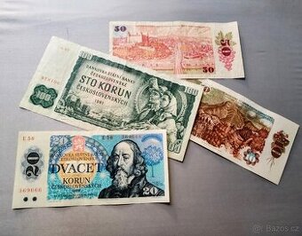 Bankovky Československo 1961-1988
