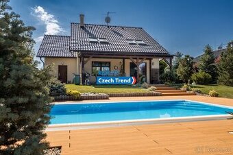 Pronájem novostavby rodinného domu, 5+kk, 180 m2 s garáží a - 1