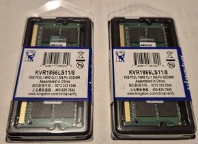 Paměť Kingston DDR3L 8GB 1866Mhz SODIMM nevybalené