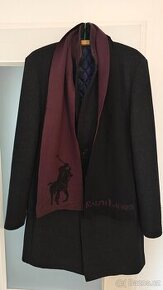 Panský kabát Bitsiani 52 + šála Ralph Lauren