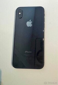 iPhone X, černé barvy