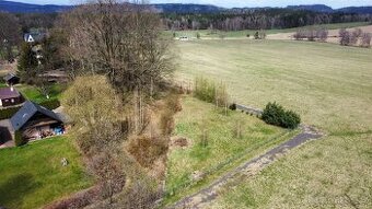 Prodej stavebního pozemku v obci Růžová u Děčína, 1007m² - 1