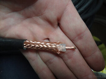 33m Koaxialni kabel RG-213 RG213 RG 213 10.2mm 50 Ohm měd