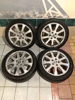 Alu kola Škoda R17 5X112 LETNÍ PNEU 225/45 R17 SPUTNIK