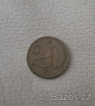 Mince 20 haléřů 1977