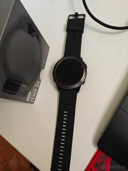 Garmin fénix 6X Pro Solar/Titanium Carbon Gray DLC/Black