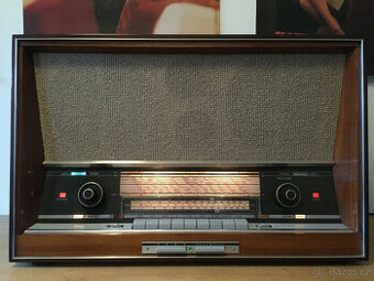 SABA FREIBURG PLNĚ AUTOMATICKÉ 15 STEREO, elektronkové rádio