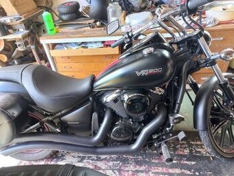 Kawasaki VN 900 výfuk Big Radius 2v2 černý