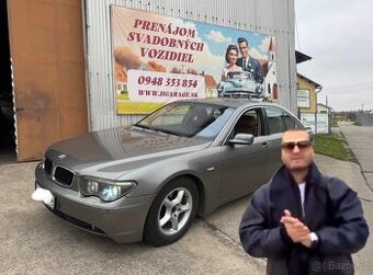 BMW E65 735i 2002 na náhradní díly ND