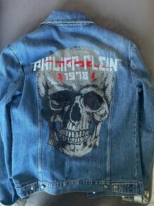 Prodám Philipp Plein Jeans Jacket s krystal lebkou na zádech