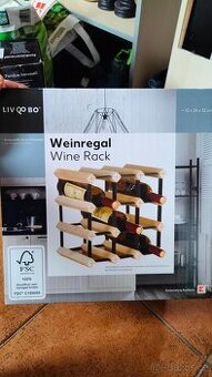 Stojan regál na víno na 12 lahví