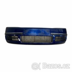Přední nárazník modrá metalíza LF5Q Škoda Superb 1 FL 2008