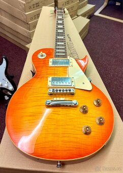 Elektrická kytara Vintage V100 LP - Flamed honeyburst