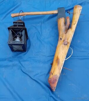 Lustr rustikální chalupářská dekorace lampa