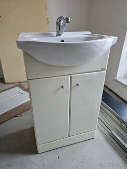 Umyvadlová skříňka s umyvadlem 55 cm