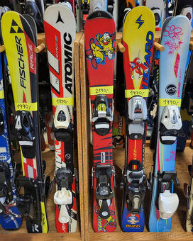 Dětské lyže s vázáním ve velikosti 80 cm