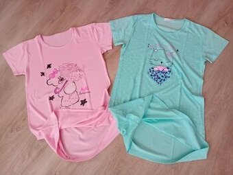 BAVLNĚNÉ NOČNÍ KOŠILE - vel.158/164 /zn.Valerie