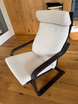 2 houpací křesla - IKEA Poang vč. čalounění