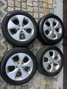 4x litá kola 5x114 R16, letní pneu