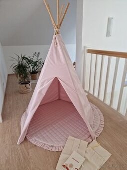 Dětské teepee, zn.Moi Mili,  růžové - 1