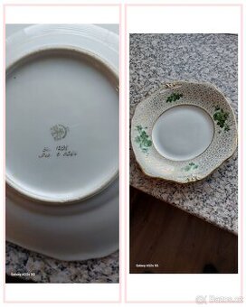 Dekorativní porcelánový talíř s ruční malbou