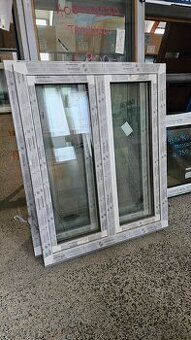 OKNO PVC 1210x1480 TROJSKLO - NOVÉ - 2 KS