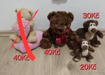 Plyšový medvěd Čert zelenina zvířata