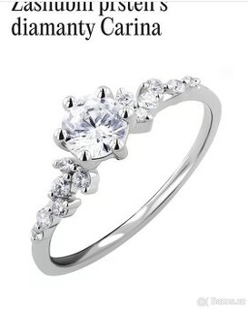 Diamantový prsten Carina (zásnubní)