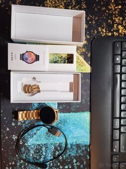 Chytré hodinky - AMOLED - zlaté