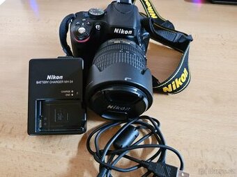Nikon D5100 s objektivem nikon 18-105mm f3.5-6.3