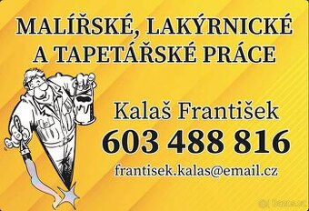 Malířské, lakýrnické a tapetářské práce