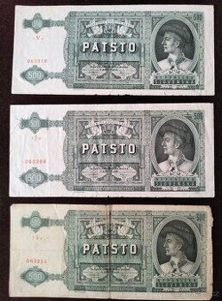 BANKOVKY SLOVENSKÝ ŠTÁT: 500 KS - 1941