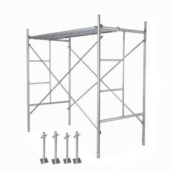 Modulové lešení set - 1x podlážka, nastavitelné nohy