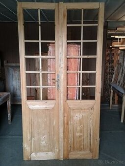 staré dveře dvoukřídlo 232