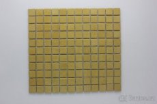 Mozaika, glazovaná, žlutá, lesk, rozměr 25x25mm