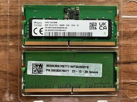 2x8GB RAM (16GB) DDR5 5600Mhz SO-DIMM