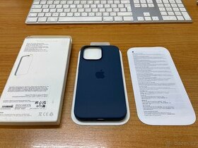 Apple iPhone 15 Pro Max Silicon Case - Storm Blue - 1