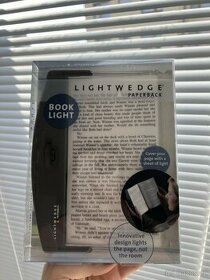 LightWedge book light - osvětlení na večerní čtení