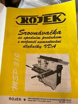 Srovnávačka s dlabačkou Rojek