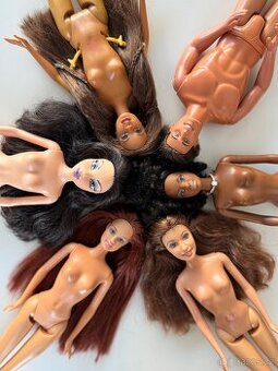 Vintage panenky Mattel Barbie - brunetky aj. - 1