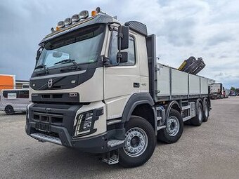 Volvo FMX 460 8x4 - valník s hydraulickou rukou