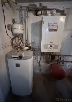 plynový kotel Baxi + bojler