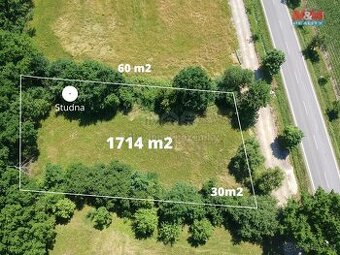 Pronájem zahrady, 1714 m², Třeboň