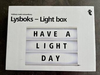 Tabule podsvícená LED lightbox