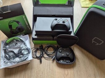 Microsoft Xbox series X v záruce + příslušenství
