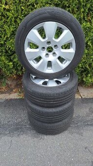 Alu kola originální Audi 5x112 včetně pneu 205/55 R16