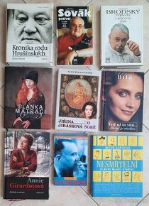 Soubor knih (Hrušínský, Sovák, Brodský, Matragi, Jirásková,