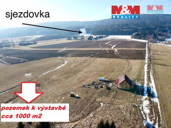 Prodej pozemku k bydlení, 1000 m², Červená Voda