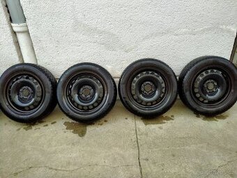 Ocelová kola Volkswagen 6,5J x 16, 5x112, ET 42, Zimní pneu